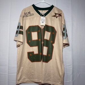 ZDT Zero Downtime Mesh Jersey XL Cream Green Aim For The Stars 98